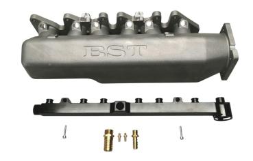 Preview: VR6 turbo Ansaugbrücke mit "billet" Einspritzleiste 1200PS+